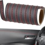Δερμάτινη Διακοσμητική Λωρίδα Αυτοκινήτου Αυτοκόλλητη electronistas.gr