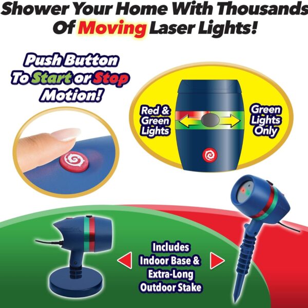 Χριστουγεννιάτικος Προτζέκτορας Laser 3W IP44