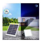 Αδιάβροχος Ηλιακός Προβολέας 100W Με Τηλεχειριστήριο electronistas.gr