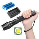 Led Επαναφορτιζόμενος Φακός 3W Με Zoom electronistas.gr