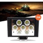 Led Προβολέας Εργασίας Καρφί 70W 10-30V 6500Κ IP67 electronistas.gr