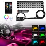 Σύστημα Εσωτερικού Φωτισμού Αυτοκινήτου RGB 9smd LED 12V electronistas.gr