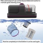 Επαναφορτιζόμενο Σκουπάκι 100W Για Ακάρεα Με Δοχείο 250ml electronistas.gr