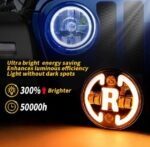 Led Προβολέας 7'' 30W H4 12-24V Hi/Low Beam electronistas.gr