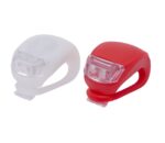Led Φώτα Ποδηλάτου Σιλικόνης Σε Κόκκινο & Λευκό Φωτισμό 2τμχ electronistas.gr