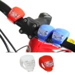 Led Φώτα Ποδηλάτου Σιλικόνης Σε Κόκκινο & Λευκό Φωτισμό 2τμχ electronistas.gr