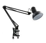 Led Φωτιστικό Γραφείου 60W Mε Σπαστό Βραχίονα Μαύρο 80x16cm electronistas.gr
