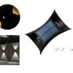 Led Ηλιακό Επιτοίχιο Φωτιστικό Με Πάνελ Θερμό & Ψυχρό Λευκό electronistas.gr