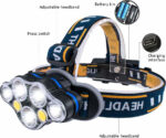 Led Επαναφορτιζόμενος Φακός Κεφαλής IPX4 3000LM 6000K electronistas.gr