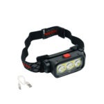 Led Επαναφορτιζόμενος Φακός Κεφαλής Ψυχρό Λευκό / Κόκκινο electronistas.gr