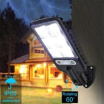 Led Ηλιακό Φωτιστικό 30W Με Ανιχνευτή Κίνησης IP66 6500K electronistas.gr