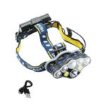 Led Επαναφορτιζόμενος Φακός Κεφαλής IPX4 3000LM 6000K electronistas.gr