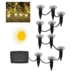 Led Αδιάβροχα Ηλιακά Καρφωτά Λαμπάκια 10τμχ 4m Με Πάνελ electronistas.gr