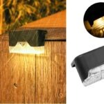 Led Ηλιακό Γωνιακό Φωτιστικό IP65 Θερμό Λευκό electronistas.gr