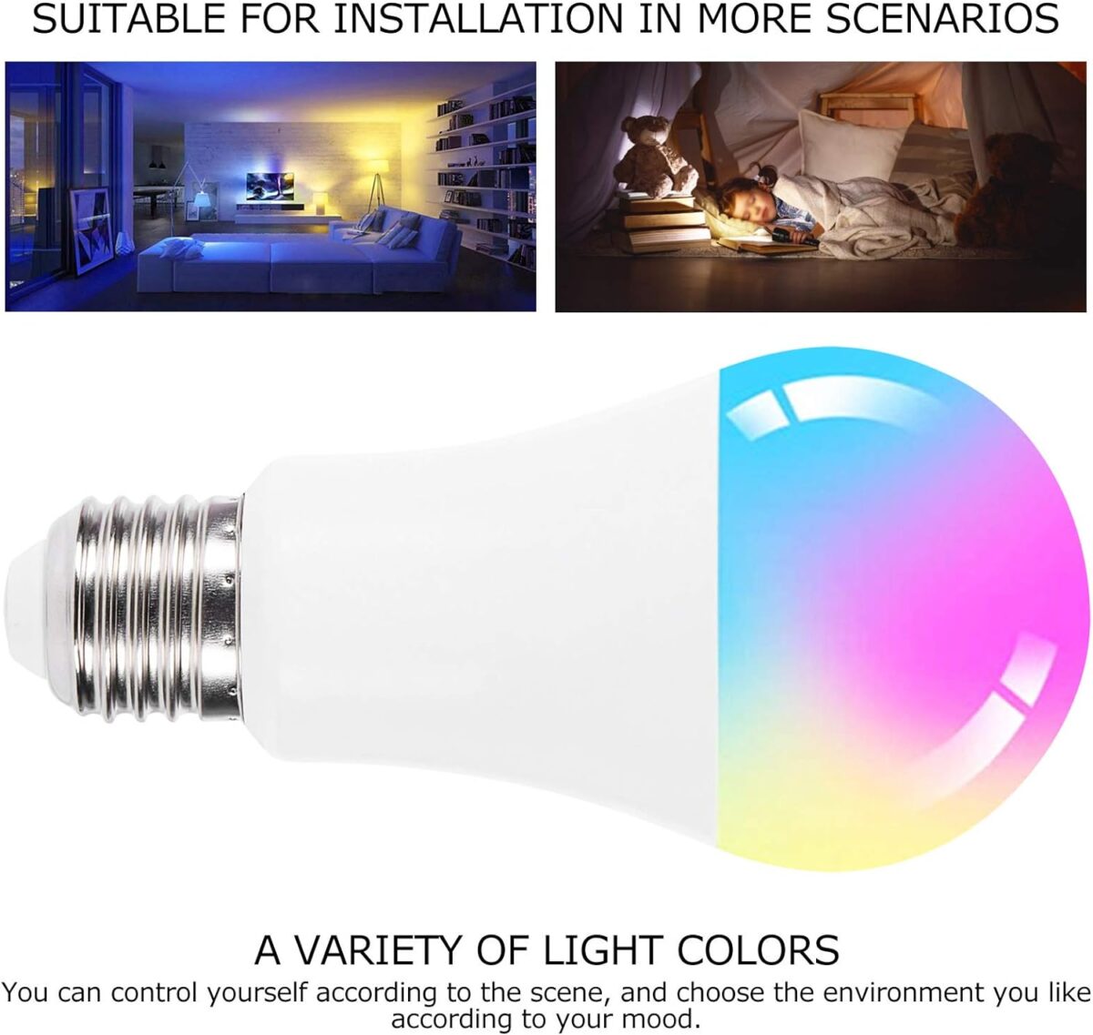 LED Λάμπα Ε27 RGB 12W Με Bluetooth & Ηχείο electronistas.gr