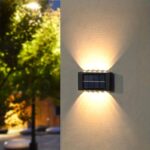 Σετ 2τμχ Led Ηλιακά Επιτοίχια Φωτιστικά 10 SMD Θερμό Λευκό electronistas.gr