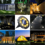 Ηλιακό Καρφωτό Φωτιστικό IP65 8LED SMD Θερμό Λευκό electronistas.gr