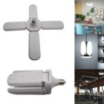 Led Λάμπα Πτυσσόμενη 60W Με 4 Πτερύγια E27 6000K 220V 4500LM electronistas.gr