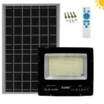 Led Ηλιακός Προβολέας 300W 49280LM Με Τηλεχειριστήριο IP66 6000K electronistas.gr