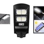 Led Ηλιακό Φωτιστικό 80W Με Ανιχνευτή Κίνησης IP67 6500K electronistas.gr