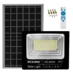 Led Ηλιακός Προβολέας 600W 52000LM Mε Τηλεχειριστήριο IP66 6000K electronistas.gr