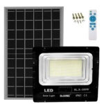 Led Ηλιακός Προβολέας 500W 46000LM Με Τηλεχειριστήριο IP66 6000K electronistas.gr