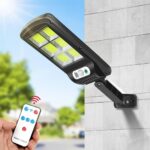 Led Ηλιακό Φωτιστικό 30W Με Ανιχνευτή Κίνησης IP66 6500K electronistas.gr
