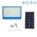 Led Ηλιακός Προβολέας 400W 48000LM Με Τηλεχειριστήριο IP66 6000K electronistas.gr