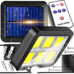 Led Ηλιακό Φωτιστικό Με Ανιχνευτή Κίνησης 12W 960LM 6000K electronistas.gr