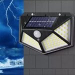 Led Ηλιακό Φωτιστικό Mε Ανιχνευτή Κίνησης 100SMD 7W 700LM electronistas.gr