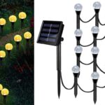 Led Αδιάβροχα Ηλιακά Καρφωτά Λαμπάκια 10τμχ 4m Με Πάνελ electronistas.gr