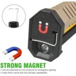 Led Cob Επαναφορτιζόμενος Φακός Mε 7 Λειτουργίες Φωτισμού electronistas.gr