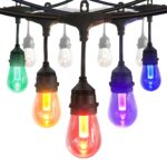 Led RGB Ηλιακή Γιρλάντα 10m Αδιάβροχη Με 10 Λάμπες electronistas.gr