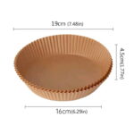 Αντικολλητικά Χαρτιά Ψησίματος 100τμχ Φριτέζας Αέρος 16×4.5cm electronistas.gr