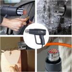 Πιστόλι Θερμού Αέρα 650℃ 2000W electronistas.gr