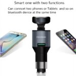 Ακουστικό Bluetooth 2 σε 1 Με Φορτιστή Αυτοκινήτου & Μικρόφωνο electronistas.gr