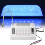 Τροχός Νυχιών Με Απορροφητήρα & Φουρνάκι 30000rpm 80W electronistas.gr