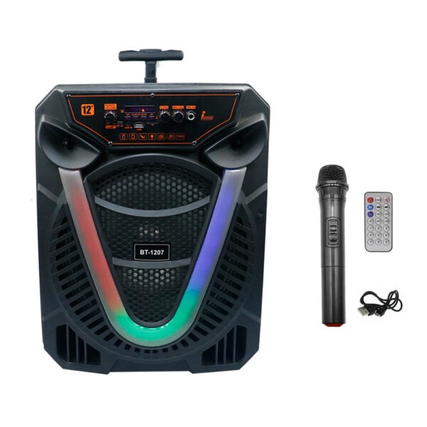 Φορητό Ασύρματο Ηχείο 12″ Bluetooth FM, USB, TF, AUX 30W TWS electronistas.gr