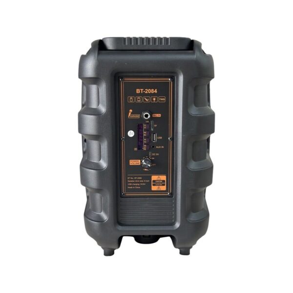 Καραόκε Ηχείο 8″ Bluetooth 20W Με Μικρόφωνο & FM, USB, AUX, TF electronistas.gr