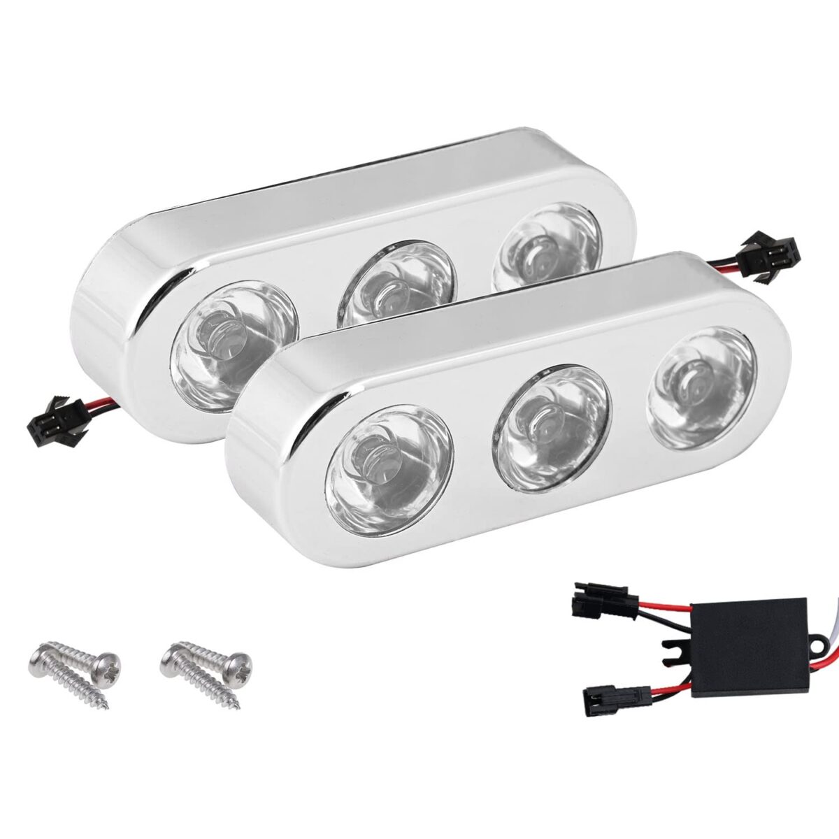 Σετ 2τμχ Xenon Strobe Οπίσθιο Φανάρι Μοτοσυκλέτας Μπλε electronistas.gr