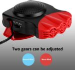 Αερόθερμο & Ανεμιστήρας Αυτοκινήτου 2 σε 1 200W 24V electronistas.gr
