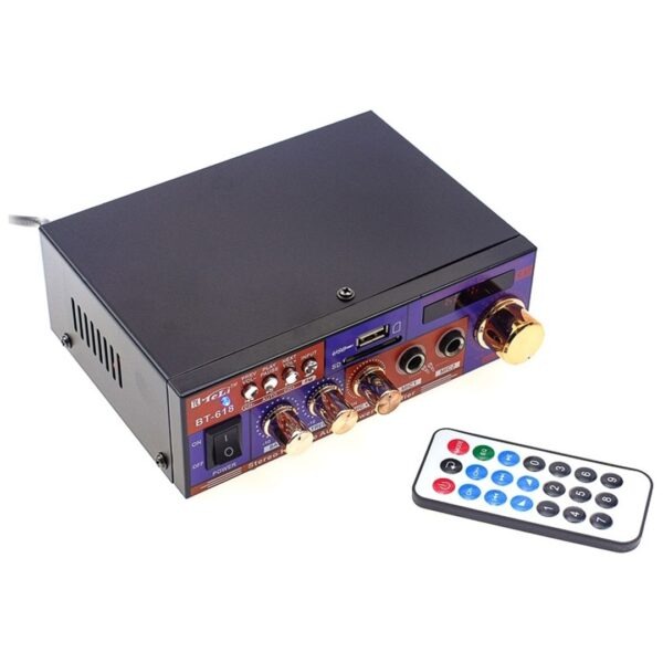 Ενισχυτής Με Λειτουργία Karaoke/Bluetooth/FM/USB/TF/AUX 12V/220V electronistas.gr