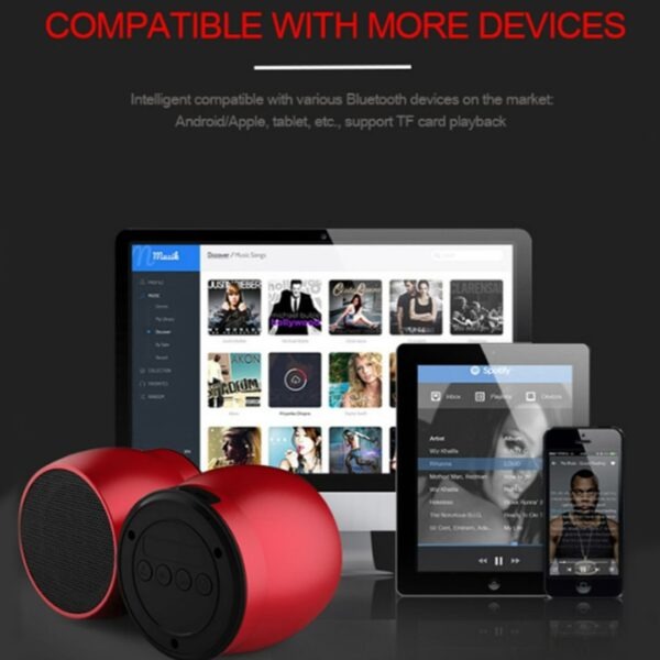 Ασύρματο Ηχείο Bluetooth 5W TF/FM 700mAh electronistas.gr