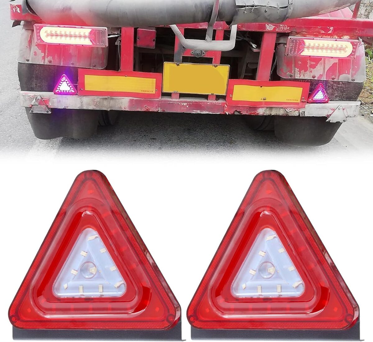 Σετ 2τμχ Τρίγωνα Φανάρια 12-24V 30W 31LED IP67 electronistas.gr