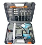 Επαναφορτιζόμενο Μπουλονόκλειδο 48V Mε 2 Μπαταρίες 5.0Ah electronistas.gr