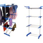 Πτυσσόμενη Απλώστρα Πολλαπλών Χρήσεων Τροχήλατη electronistas.gr