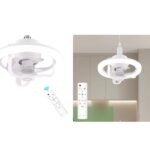 Led RGB Ανεμιστήρας Οροφής & Λάμπα 50W 2400LM electronistas.gr