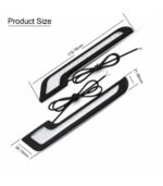 Σετ 2τμχ Led DRL Φώτα Αυτοκινήτου 2x6W 6000K 18cm electronistas.gr