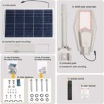 Led Ηλιακός Προβολέας 200W 6500K IP67 Με Τηλεχειριστήριο electronistas.gr