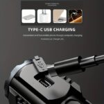 Led Mini Επαναφορτιζόμενος Φακός Με 4 Εντάσεις Φωτισμού electronistas.gr